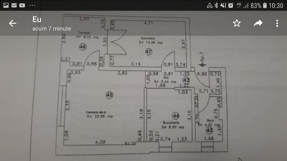 Proprietar, închiriez apartament cu 2 camere în bloc nou, Zona Mehala