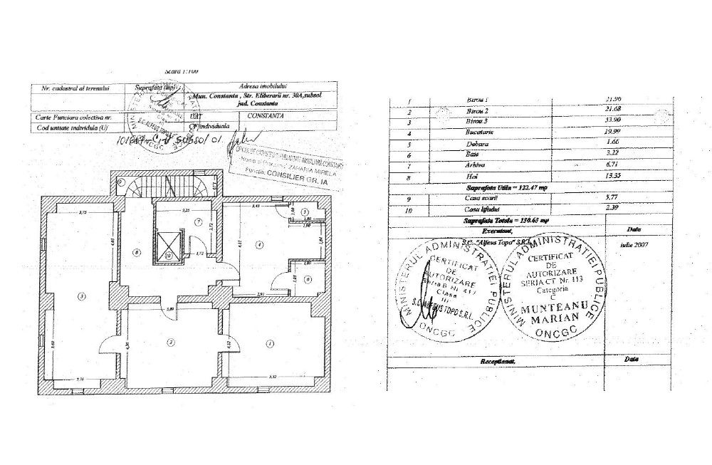 Vand Apartament/Spatiu comercial Str Eliberarii colt cu Dezrobirii