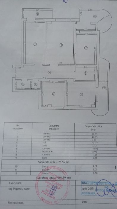 Apartament 4 camere de vânzare zona Gara - Arcu