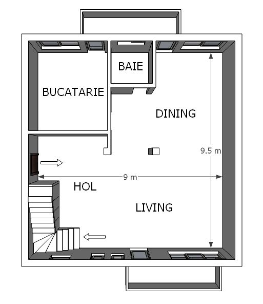 Vand apartament 176 mp aproape de capatul str Brancusi