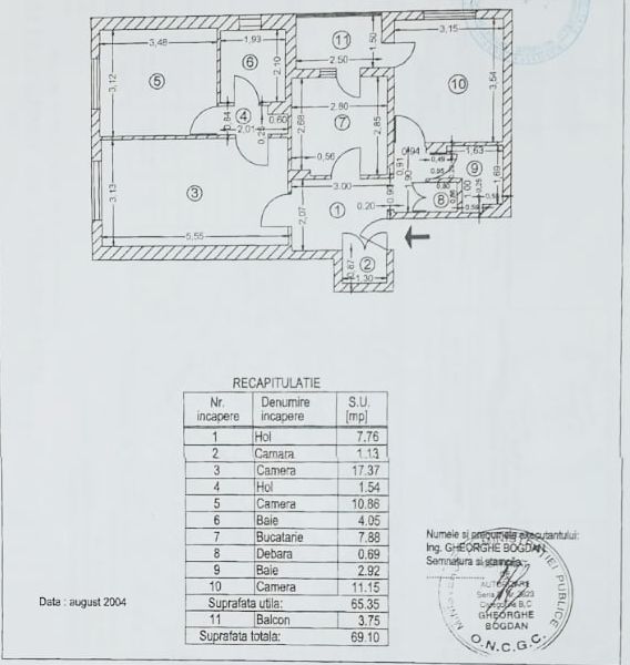 Urgent! Apartament 3 camere mobilat si utilat, PIATA SUDULUI METROU